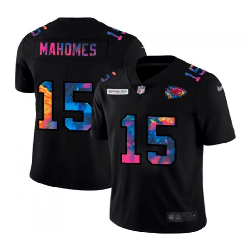 68626567a12a4_1 Women's Kansas City Chiefs #15 Patrick Mahomes 2020 Black Crucial Catch Limited Stitched Jersey(Run Small)