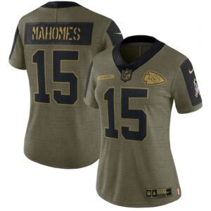 68626598d5570_1 Women's Kansas City Chiefs #15 Patrick Mahomes 2021 Olive Salute To Service Limited Stitched Jersey(Run Small)