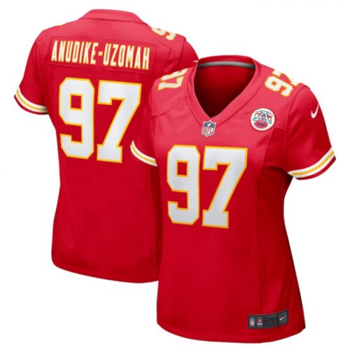 686265cf898e3_1 Women's Kansas City Chiefs #97 Felix Anudike-Uzomah Red Stitched Jersey(Run Small)