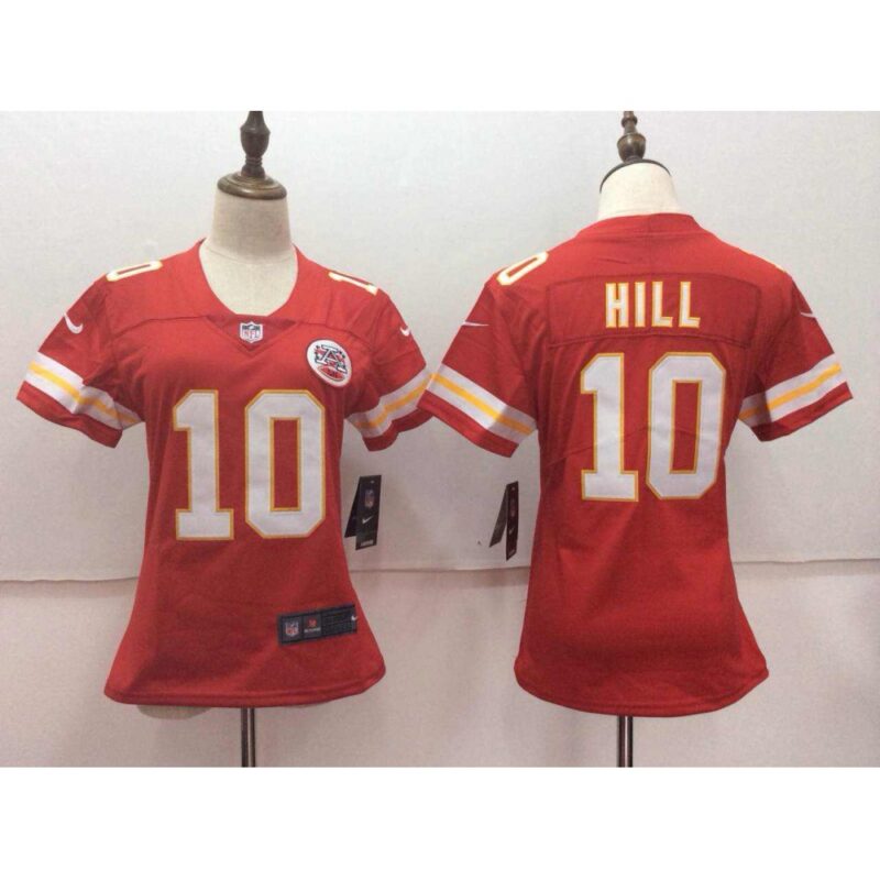 686265d280a22_1 Women's Kansas City Chiefs #10 Tyreek Hill Red Untouchable Limited Stitched NFL Jersey