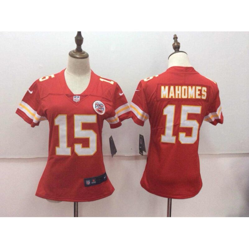 686265d56b7a5_1 Women's Kansas City Chiefs #15 Patrick Mahomes Red Vapor Untouchable Player Limited Stitched NFL Jersey