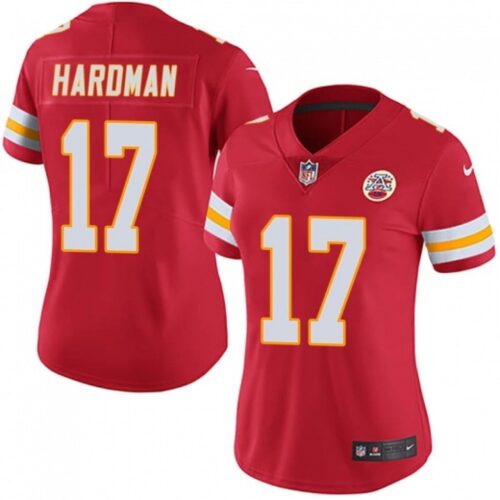 686265d87058e_1 Women's Kansas City Chiefs #17 Mecole Hardman Red Vapor Untouchable Limited Stitched NFL Jersey(Run Small)