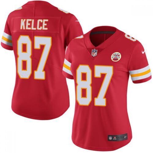 686265eabc454_1 Women's Kansas City Chiefs #87 Travis Kelce Red Vapor Untouchable Stitched NFL Jersey(Run Small)