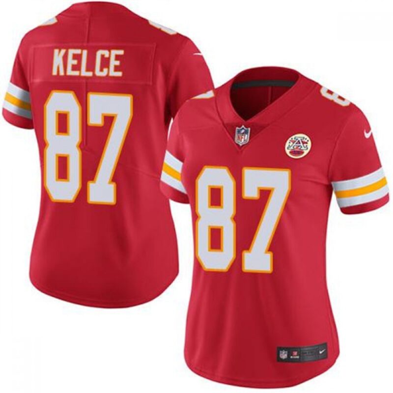 686265eabc454_1 Women's Kansas City Chiefs #87 Travis Kelce Red Vapor Untouchable Stitched NFL Jersey(Run Small)