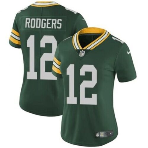 6862661e789a0_1 Women's Green Bay Packers #12 Aaron Rodgers Green Vapor Untouchable Limited Stitched Jersey(Run Small)