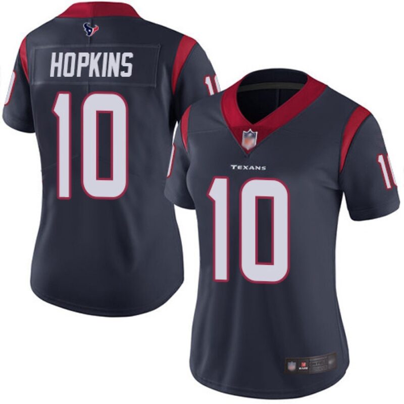 686266695ffa2_1 Women's Houston Texans #10 DeAndre Hopkins Navy Vapor Untouchable Limited Stitched NFL Jersey (Run Small)