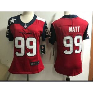6862667235714_1 Women's Houston Texans #99 J.J. Watt Red Special Edition Stitched NFL Jersey(Run Small)