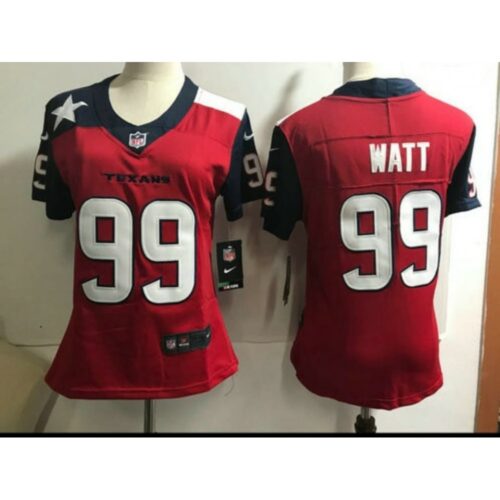 6862667235714_1 Women's Houston Texans #99 J.J. Watt Red Special Edition Stitched NFL Jersey(Run Small)