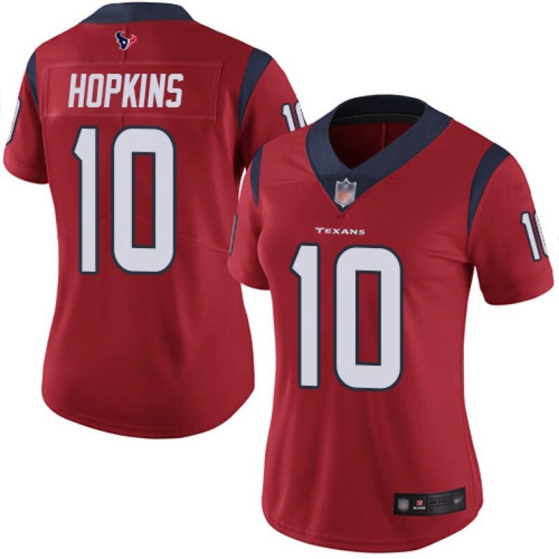 686266751b9c6_1 Women's Houston Texans #10 DeAndre Hopkins Red Vapor Untouchable Limited Stitched NFL Jersey (Run Small)