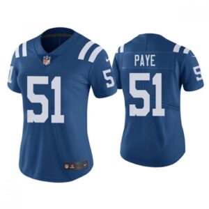 686266a21b63f_1 Women's Indianapolis Colts #51 Kwity Paye Blue Vapor Untouchable Limited Stitched Jersey(Run Small)