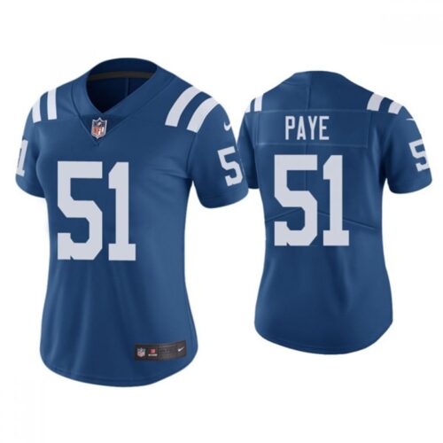 686266a21b63f_1 Women's Indianapolis Colts #51 Kwity Paye Blue Vapor Untouchable Limited Stitched Jersey(Run Small)