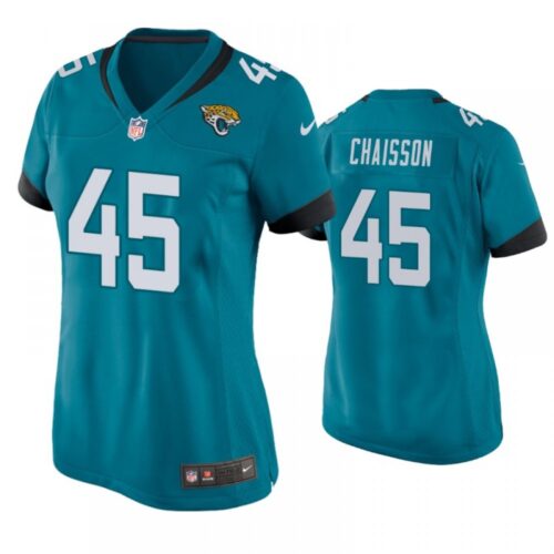 686266cb3ccf7_1 Women's Jacksonville Jaguars #45 K'Lavon Chaisson Blue Stitched Jersey(Run Small)