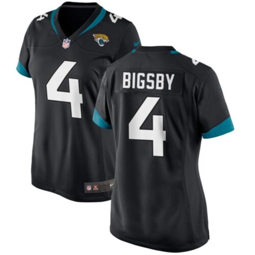 686266d43f727_1 Women's Jacksonville Jaguars #4 Tank Bigsby Black Stitched Jersey(Run Small)