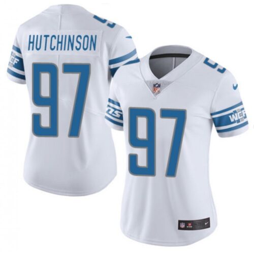 6862672c2cc99_1 Women's Detroit Lions #97 Aidan Hutchinson White Vapor Limited Stitched Football Jersey(Run Smaller)