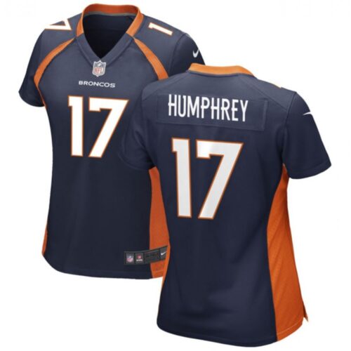 68626744a83fd_1 Women's Denver Broncos #17 Lil'Jordan Humphrey Navy Stitched Jersey(Run Small)