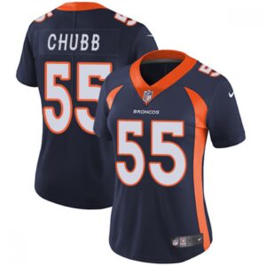 6862674d9f2e3_1 Women's Denver Broncos #55 Bradley Chubb Navy Vapor Untouchable Limited Stitched NFL Jersey(Run Small)