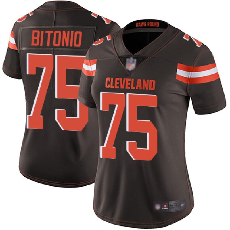 68626908c964b_1 Women's Cleveland Browns #75 Joel Bitonio Brown Vapor Untouchable Limited Stitched NFL Jersey(Run Small)