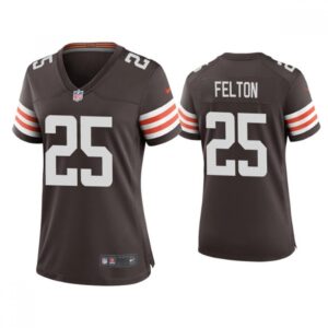 686269881baa2_1 Women's Cleveland Browns #25 Demetric Felton 2020 New Brown Stitched Jersey(Run Small)