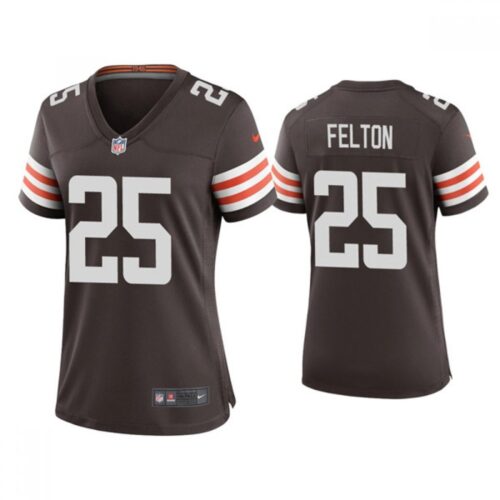 686269881baa2_1 Women's Cleveland Browns #25 Demetric Felton 2020 New Brown Stitched Jersey(Run Small)
