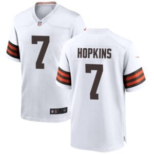 68626999f20a5_1 Women's Cleveland Browns #7 Dustin Hopkins White Stitched Jersey(Run Small)