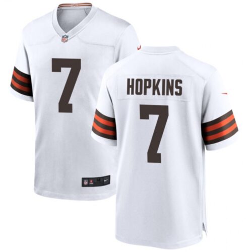 68626999f20a5_1 Women's Cleveland Browns #7 Dustin Hopkins White Stitched Jersey(Run Small)