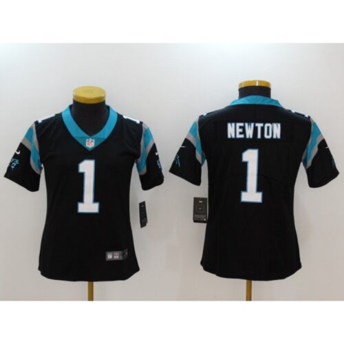 68626a7fe595e_1 Women's Carolina Panthers #1 Cam Newton Black Vapor Untouchable Player Limited Jersey