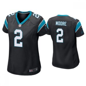 68626a860afb4_1 Women's Carolina Panthers #2 D.J Moore Black Vapor Untouchable Limited Stitched NFL Jersey(Run Small)