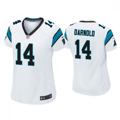 68626ab9758d6_1 Women's Carolina Panthers #14 Sam Darnold White Vapor Untouchable Limited Stitched NFL Jersey(Run Small)