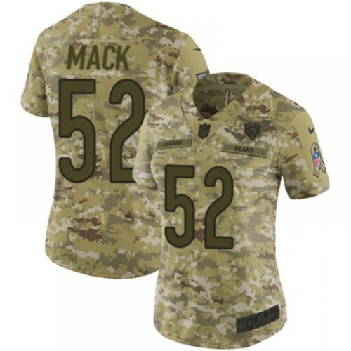 68626ad8683df_1 Women's Chicago Bears #52 Khalil Mack 2018 Camo Salute to Service Limited Stitched NFL Jersey