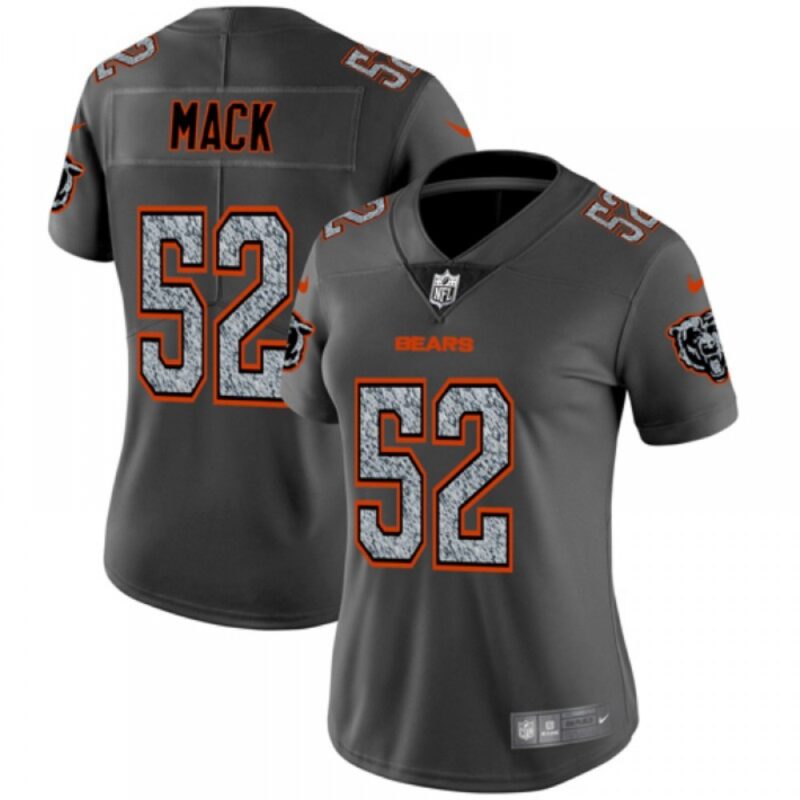 68626adb7fa25_1 Women's Chicago Bears #52 Khalil Mack 2019 Gray Fashion Static Limited Stitched NFL Jersey(Run Smal)