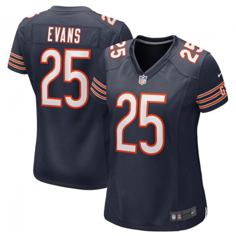 68626af205844_1 Women's Chicago Bears #25 Darrynton Evans Navy Stitched Jersey(Run Small)