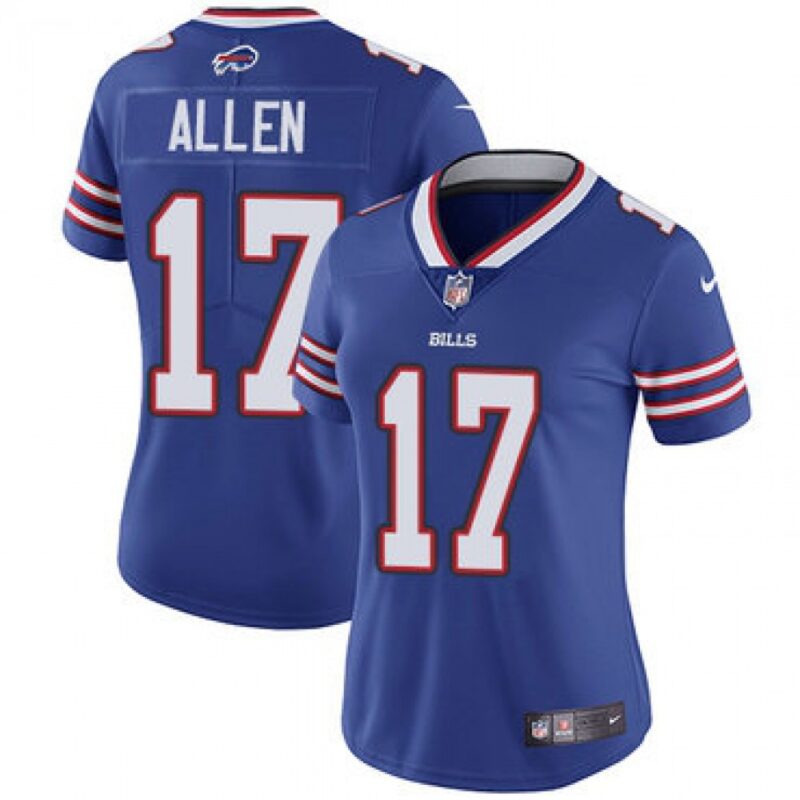 68626b029b5e2_1 Women's Buffalo Bills #17 Josh Allen Royal Vapor Untouchable Limited Stitched NFL Jersey