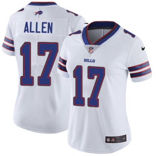 68626b2c9d180_1 Women's Buffalo Bills #17 Josh Allen White Limited Stitched Jersey(Run Small)