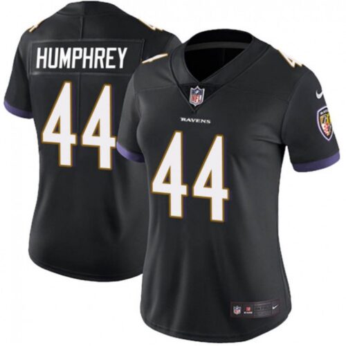 68626b4ee062b_1 Women's Baltimore Ravens #44 Marlon Humphrey Black Vapor Untouchable Limited NFL Jersey(Run Small)