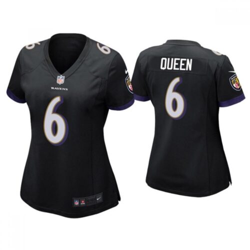 68626b522f6a8_1 Women's Baltimore Ravens #6 Patrick Queen Black Vapor Untouchable Limited Football Jersey(Run Small)