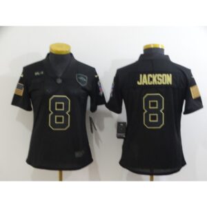 68626b62c07aa_1 Women's Baltimore Ravens #8 Lamar Jackson Black Salute To Service Limited NFL Jersey(Run Small)