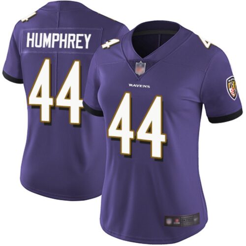 68626b8553fb8_1 Women's Baltimore Ravens #44 Marlon Humphrey Purple Vapor Untouchable Limited NFL Jersey(Run Small)