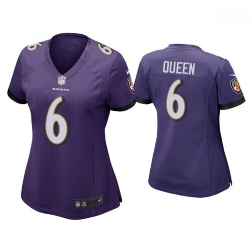 68626b885d0eb_1 Women's Baltimore Ravens #6 Patrick Queen Purple Vapor Untouchable Limited Football Jersey(Run Small)
