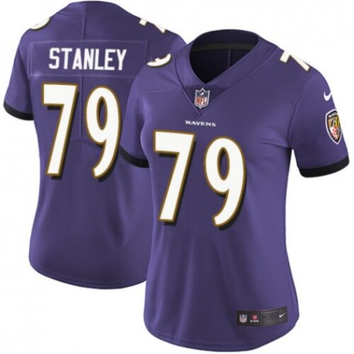 68626b8f03546_1 Women's Baltimore Ravens #79 Ronnie Stanley Purple Vapor Untouchable Limited NFL Jersey( Run Small)