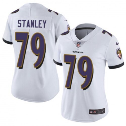 68626b9f2ac30_1 Women's Baltimore Ravens #79 Ronnie Stanley White Vapor Untouchable Limited Stitched NFL Jersey( Run Small)