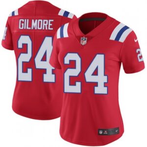 68626c0bf3f0f_1 Women's New England Patriots #24 Stephon Gilmore Red Vapor Untouchable Limited Stitched Jersey(Run Small)