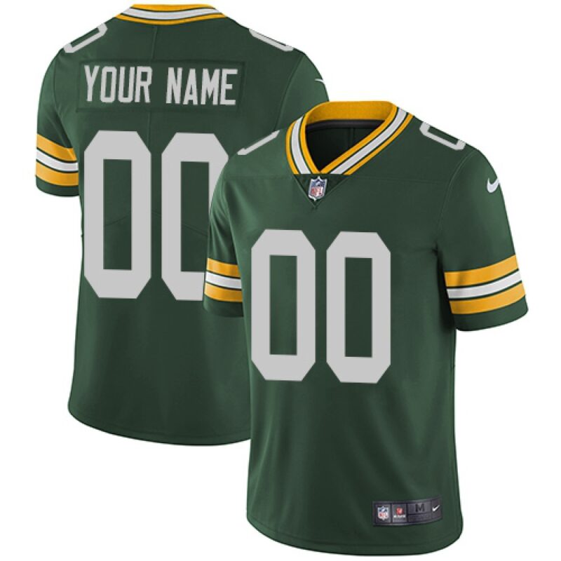 68626cdaafb9e_1 Toddler Green Bay Packers Customized Green Team Color Vapor Untouchable NFL Stitched Limited Jersey