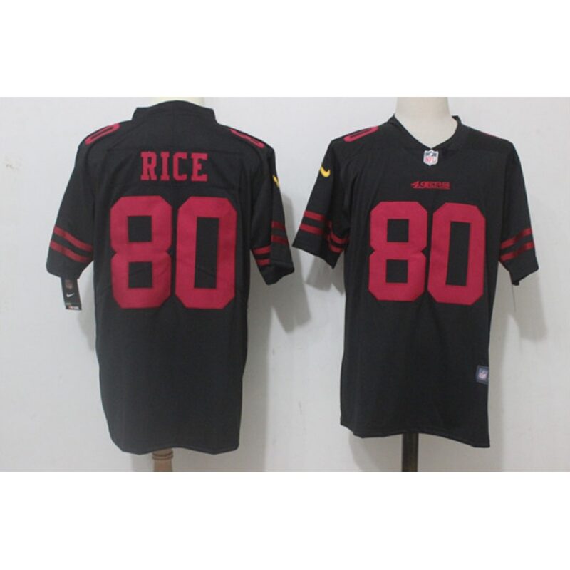 68626d06e94f5_1 Toddlers San Francisco 49ers #80 Jerry Rice Black Alternate Stitched Jersey