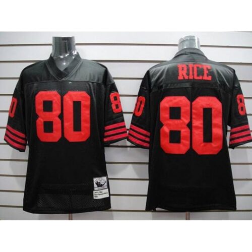 68626d0a01c20_1 Toddlers San Francisco 49ers #80 Jerry Rice Black Stitched Jersey