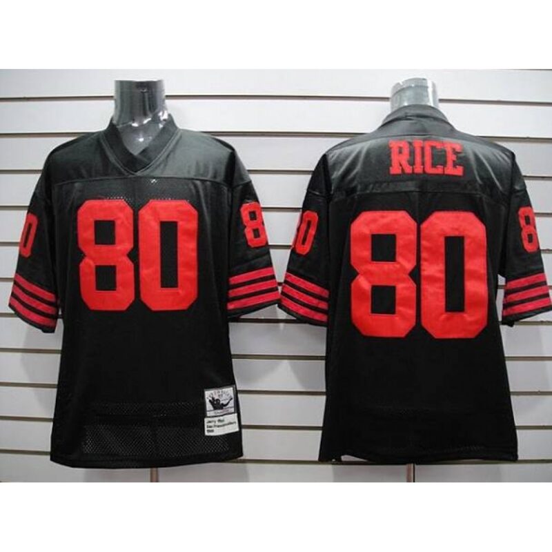 68626d0a01c20_1 Toddlers San Francisco 49ers #80 Jerry Rice Black Stitched Jersey