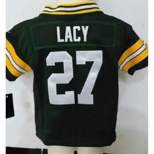68626d951a410_1 Toddler Packers #27 Eddie Lacy Green Team Color Stitched NFL Elite Jersey