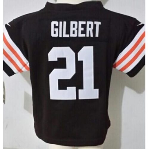 68626e2ad9012_1 Toddler Browns #21 Justin Gilbert Brown Team Color Stitched NFL Elite Jersey