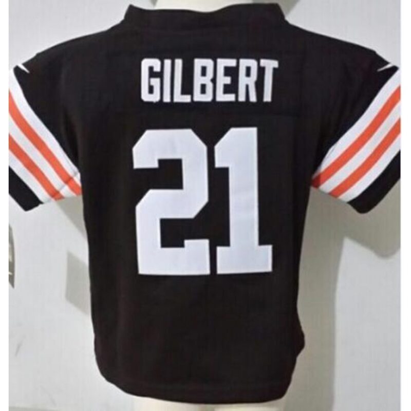 68626e2ad9012_1 Toddler Browns #21 Justin Gilbert Brown Team Color Stitched NFL Elite Jersey