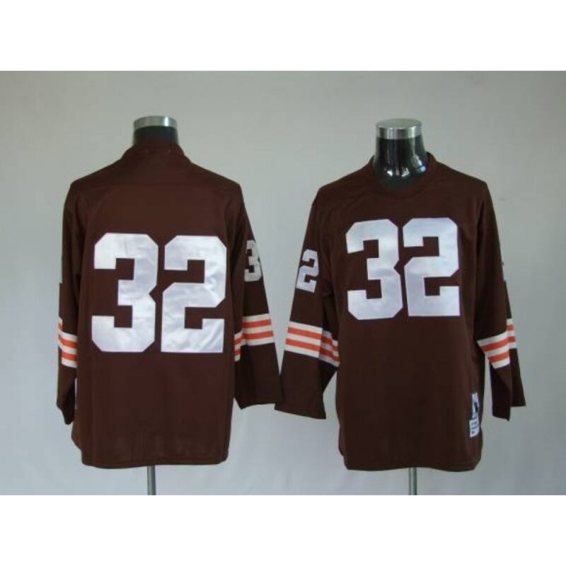 68626e2de48e5_1 Toddler Cleveland Browns #32 Jim Brown Brown Throwback Stitched NFL Jersey