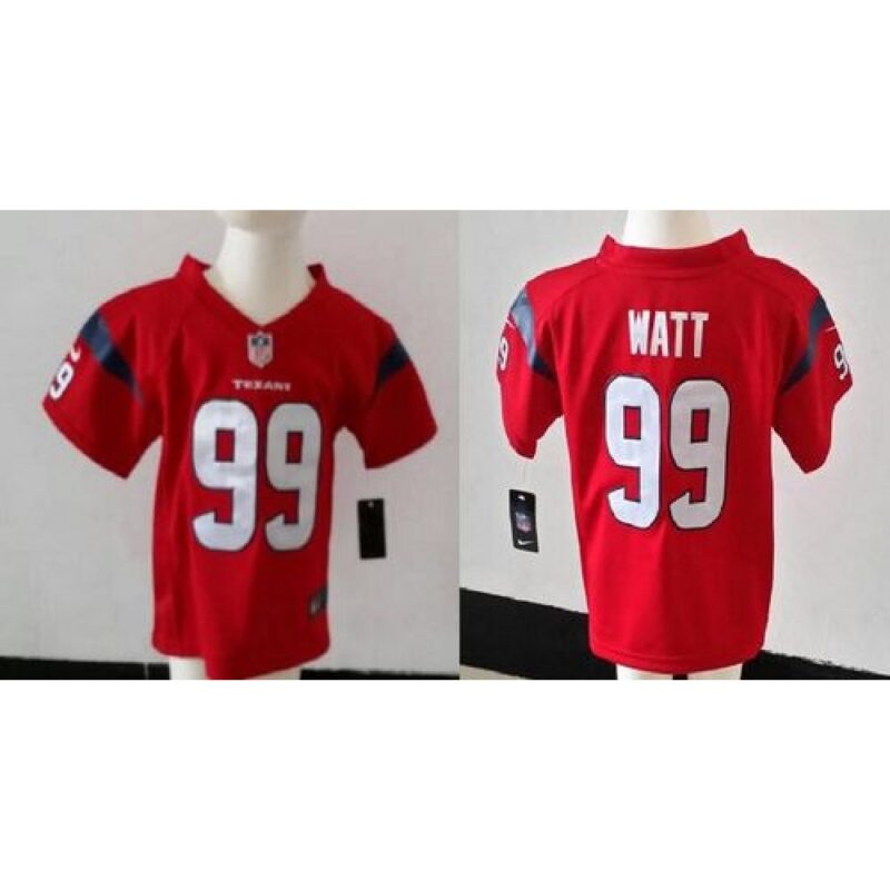 68626e44990c5_1 Toddler Texans #99 J.J. Watt Red Alternate Stitched NFL Elite Jersey
